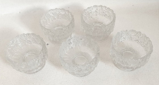 Image 1 of Juego de 5 cuencos de postre Ittalia de la década de 1970.