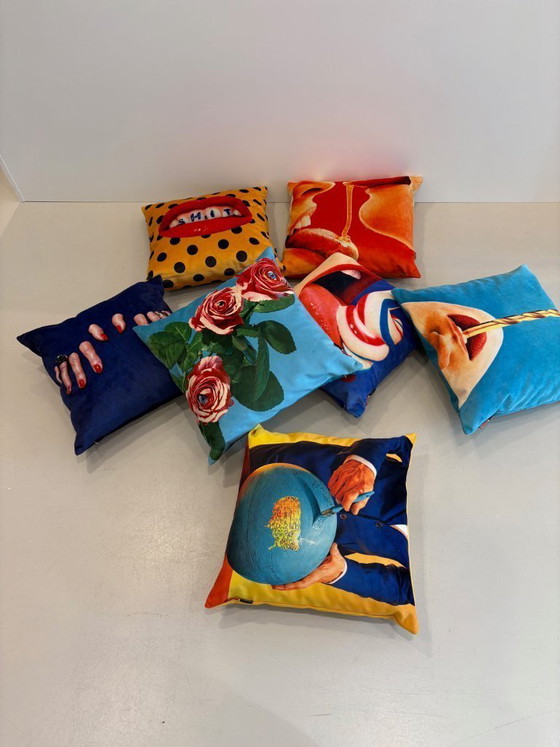 Cuscino Seletti - Al Pezzo - Miele – Cuscini, Textile, Velvet (photo 2 of 6)