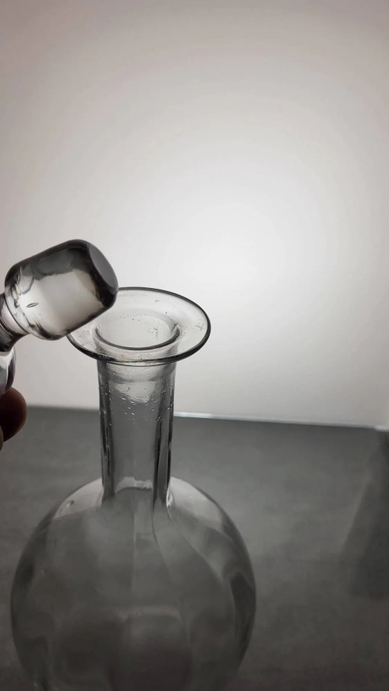 Caraffa in vetro con decorazione incisa – Bicchieri e caraffe, Crystal, Glass (photo 4 of 7)