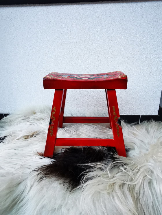 Image 1 of Taburete fino asiático, original chino