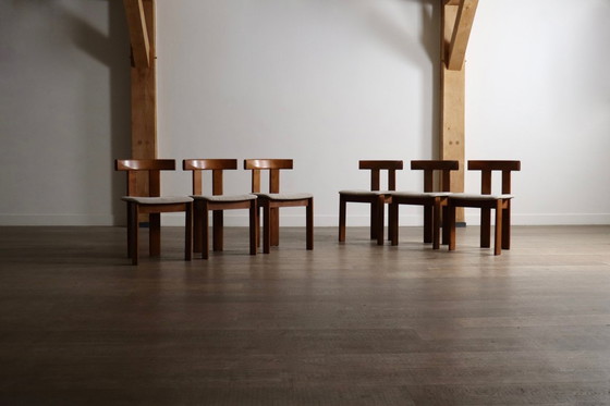 Image 1 of Set of 6 Dining Chairs by Luigi Vaghi for Former, Italy 1960s