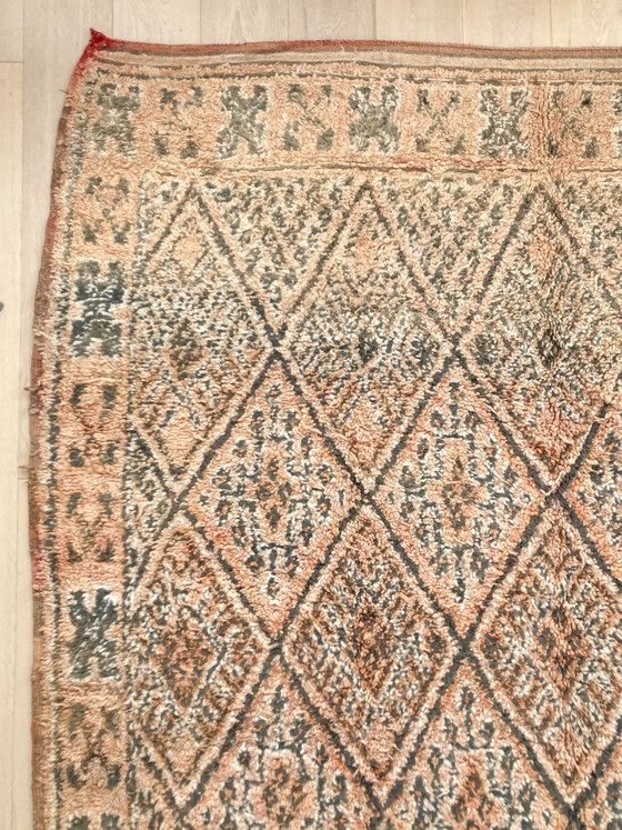 Vintage Beni M'Guild Rug 215x385 cm - Authentic Moroccan Wool Berber Carpet (1970s-1980s), Rugs & carpets (photo 6 of 7)