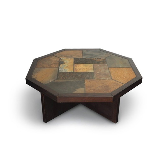 Brutalist Natural Stone Coffee Table