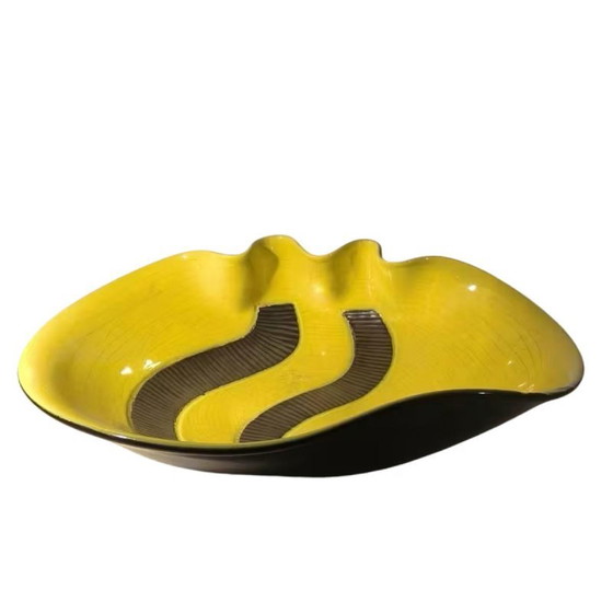 Freeform Tasse Gelb und Schwarz Glasierte Keramik von Elchinger, Frankreich, 1960 – Schalen, Ceramic (photo 15 of 15)
