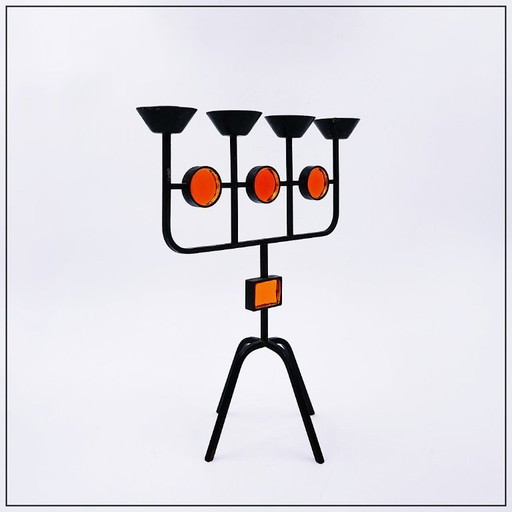 Swedish candlestick by Erik Hoglund and Hubbard Ander, 1960s