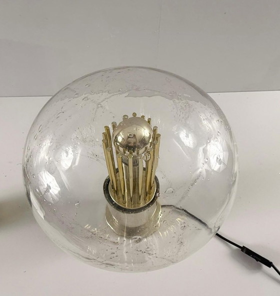 Image 1 of Lámpara de mesa de mediados de siglo, 'Big Ball', Doria, Alemania, década de 1970
