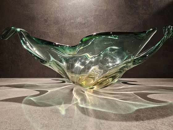Image 1 of Unique vintage Murano art glass centerpiece