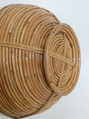 Bamboo Brass Fruit Baskets G Crespi 1970s
