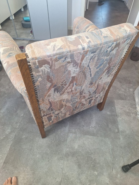 Unique Set (Ladies/Gentlemen) Club Armchairs – Wood (photo 5 of 10)