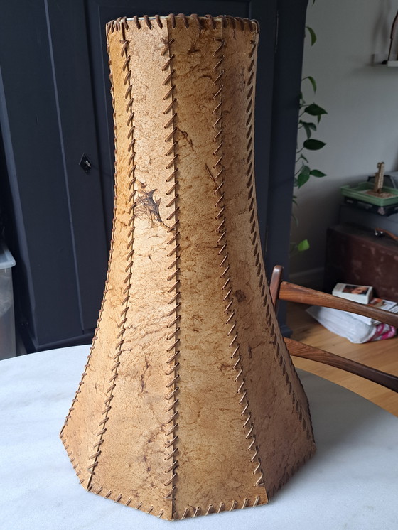 Image 1 of Set of 2 vintage XL Lampshade clock shape