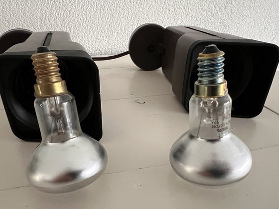 Image 1 of Philips Minispot DGN 120 – Década de 1970, Juego de 2, giratorio/inclinable