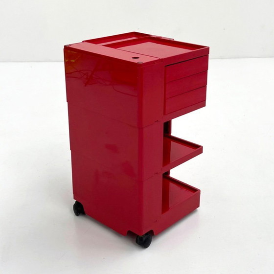 Image 1 of Red Boby Trolley by Joe Colombo for Bieffeplast, 1960s