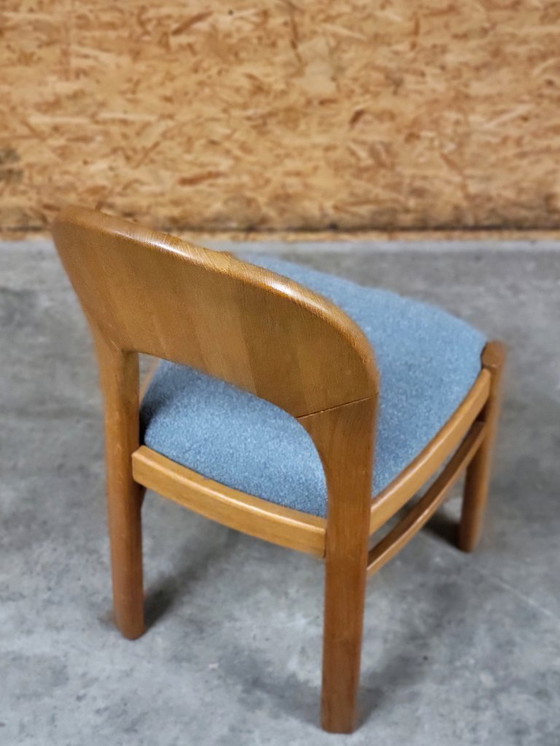 Image 1 of Set di 6 sedie da pranzo danesi vintage in rovere