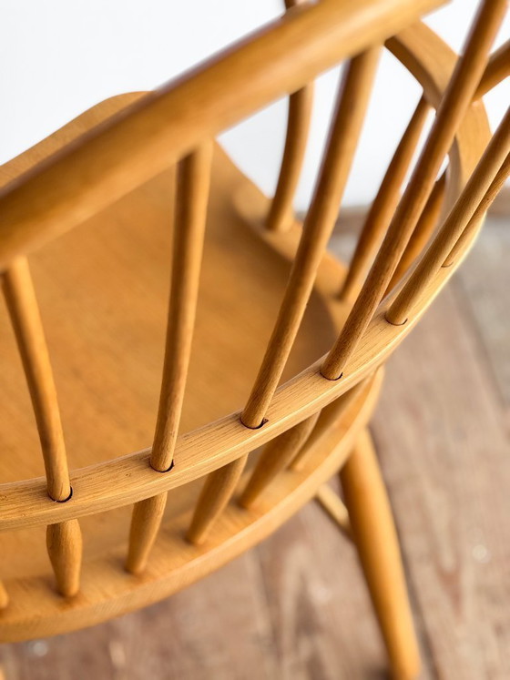 Image 1 of Fauteuil CH 18A en Chêne par Frits Henningsen pour Carl Hansen