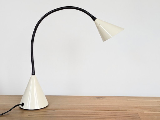 Egoluce Twist Desk Lamp, Minimalist Design Sandi Renko, Italy 1980s