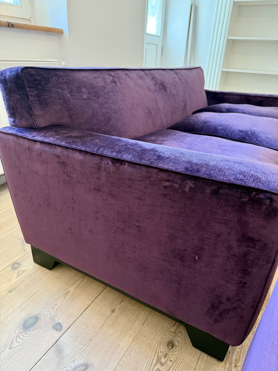 Image 1 of 2 x dunkelviolette Couch