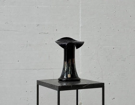 Image 1 of Iridescent EISCH studio glass vase, signed, 1970s