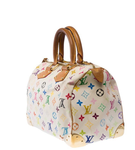 Image 1 of Sac LOUIS VUITTON Speedy en Toile Blanc - 103457