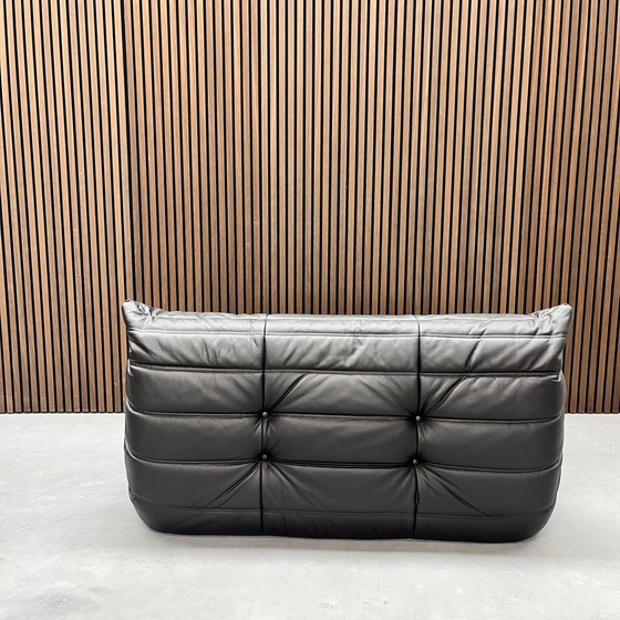 Image 1 of Ligne Roset Togo- Nero leder - tweezits