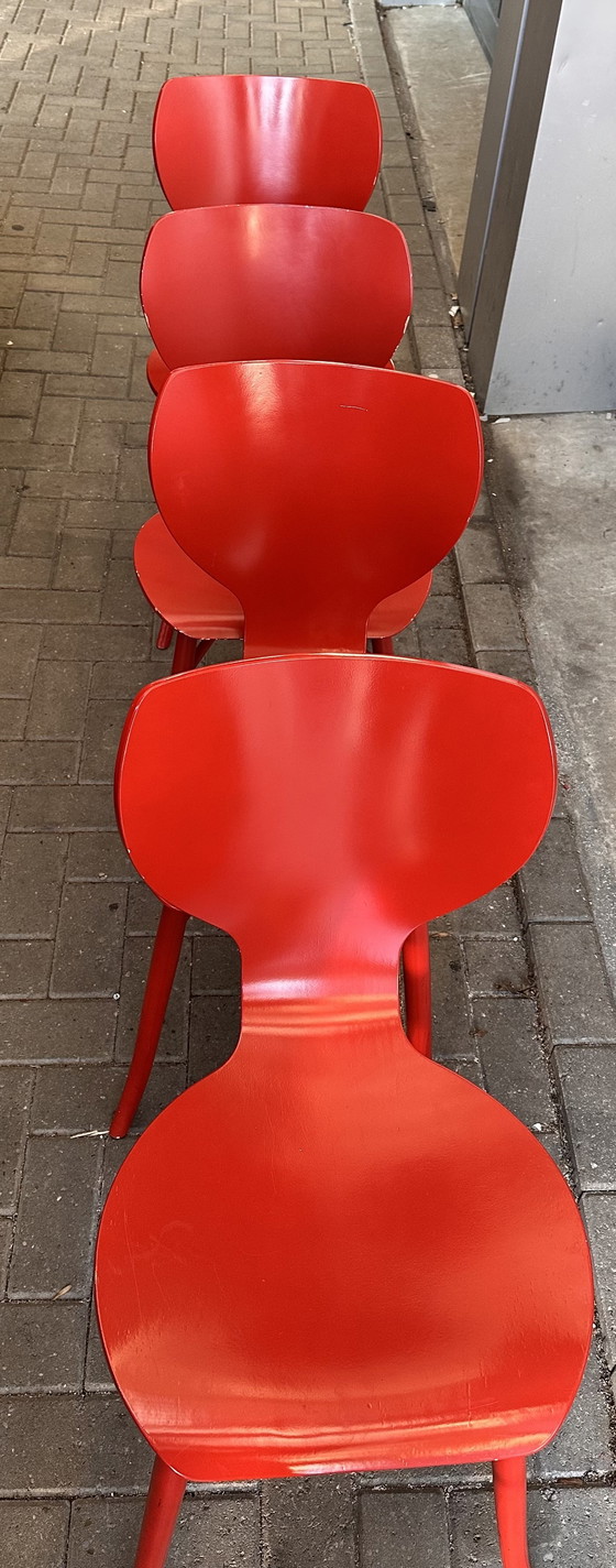 Image 1 of 4x Linteloo Tulipani design dining chairs