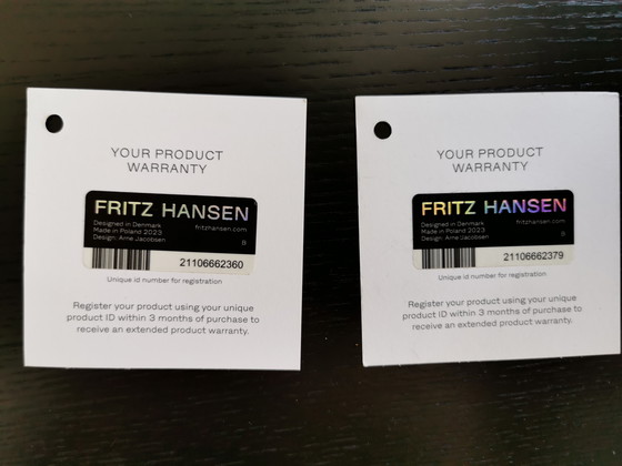 Image 1 of Fritz Hansen Grand Prix Chairs