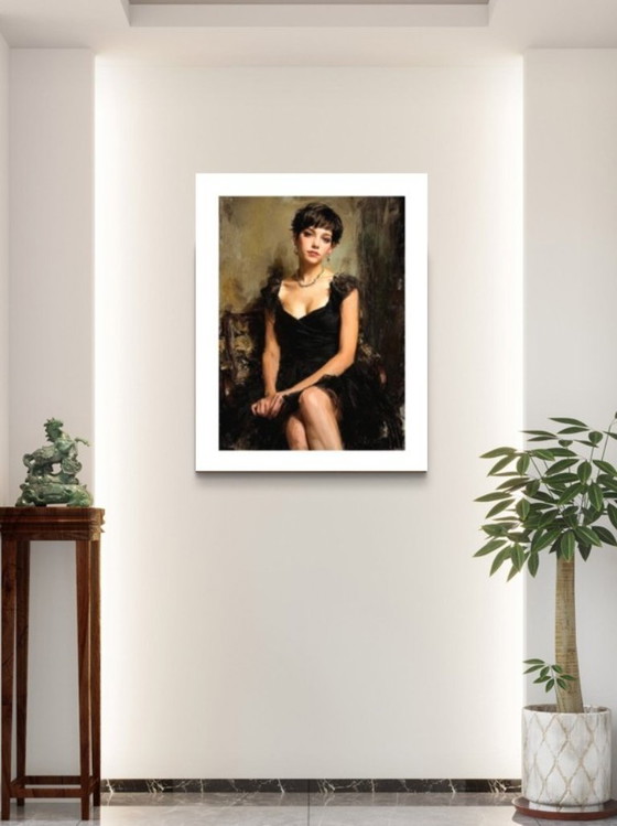 Image 1 of Splendid work by Ruggero Salvatore "Serenità" 60x45 cm