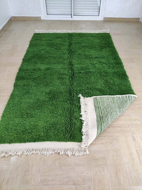 Image 1 of Marokkanischer Teppich aus Naturleinen, 250 x 200 cm