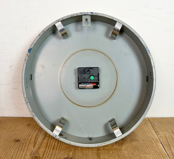 Image 1 of Vintage Beige School Wall Clock from Van Doorn, 1960s