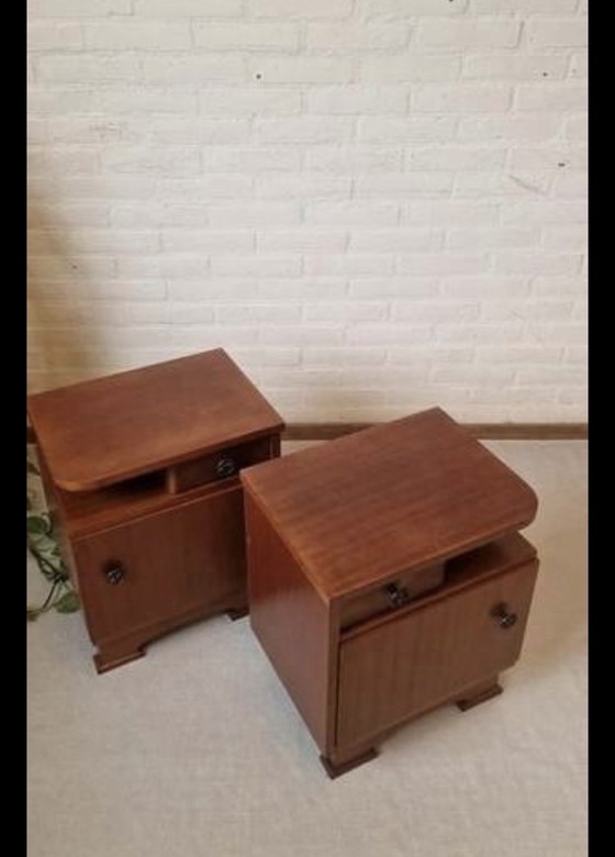 Image 1 of Nachtkastjes jaren 50