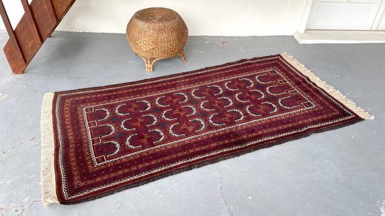 Image 1 of TAPIS Artisanal Vintage - 102cm x 204cm