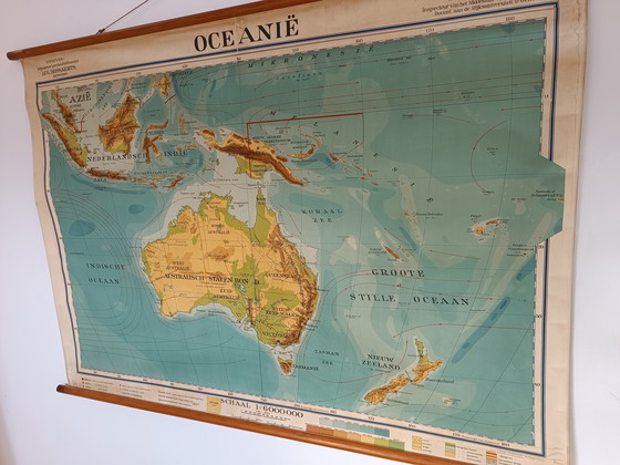Image 1 of School map: Dutch East Indies, Australia, Oceania
