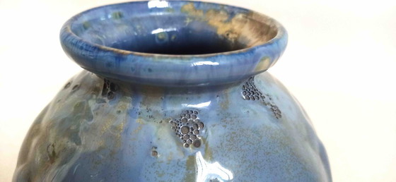 Image 1 of Art Deco slip vase Height 19.3 cm