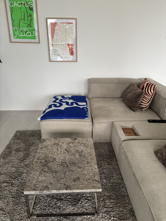 Image 1 of Mesa de centro de mármol y cromo