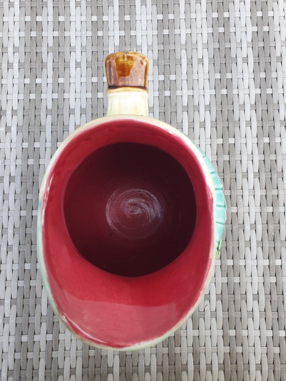 Image 1 of Antique A. Mouzin - Lecat majolica jug - ca 1900 - good condition