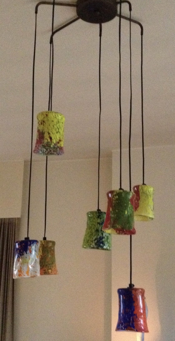 Lampadario a 7 lampade di Barovier&Toso – Barovier & Toso, Glass, Brass (photo 2 of 6)