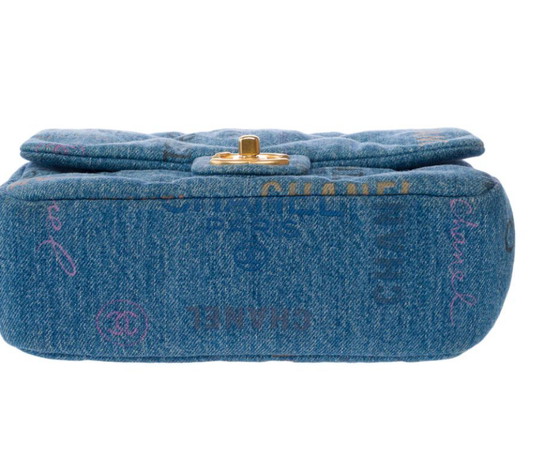 Image 1 of Borsa CHANEL Timeless/Classique in Denim Blu - 103192