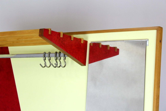 Image 1 of Vintage Geometric Coat Rack from Drevokov Blatna, 1970s