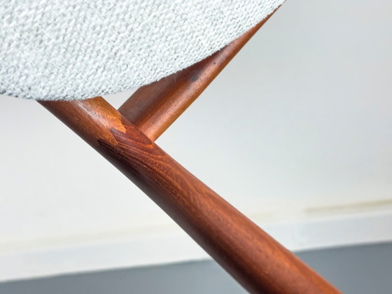 Image 1 of Sillas de comedor danesas de teca de Schionning & Elgaard, década de 1960, juego de 4