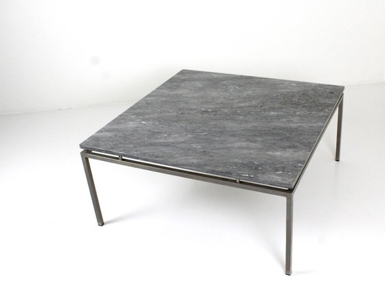 Image 1 of mesa de centro de mármol cromado