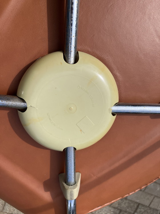 Image 1 of Fritz Hansen series 7 Butterfly chairs in Cognac leather NEW!!