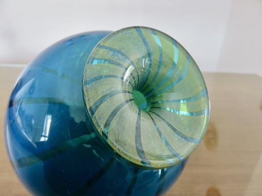 Vase Boule Mdina, Malta, Signiert und datiert