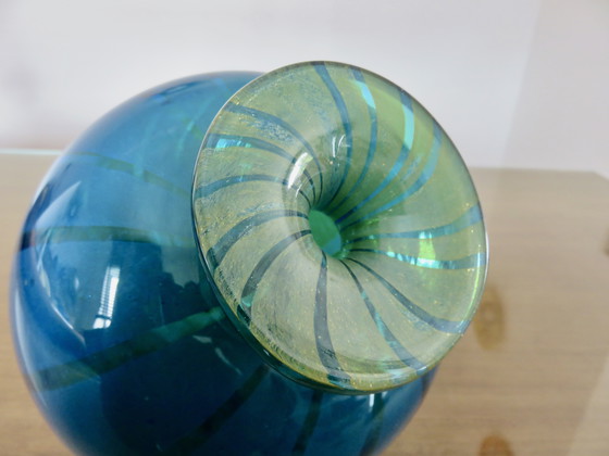 Image 1 of Vase Boule Mdina, Malta, Signed and Dated