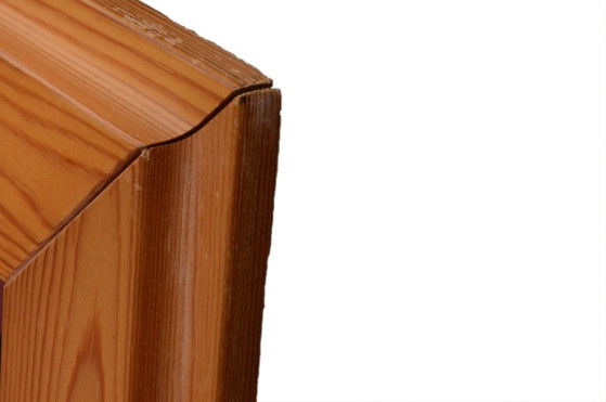 Spiegel met massief grenen frame, 118 x 75 cm, Scandinavische stijl – Glass, Wood (photo 3 of 7)