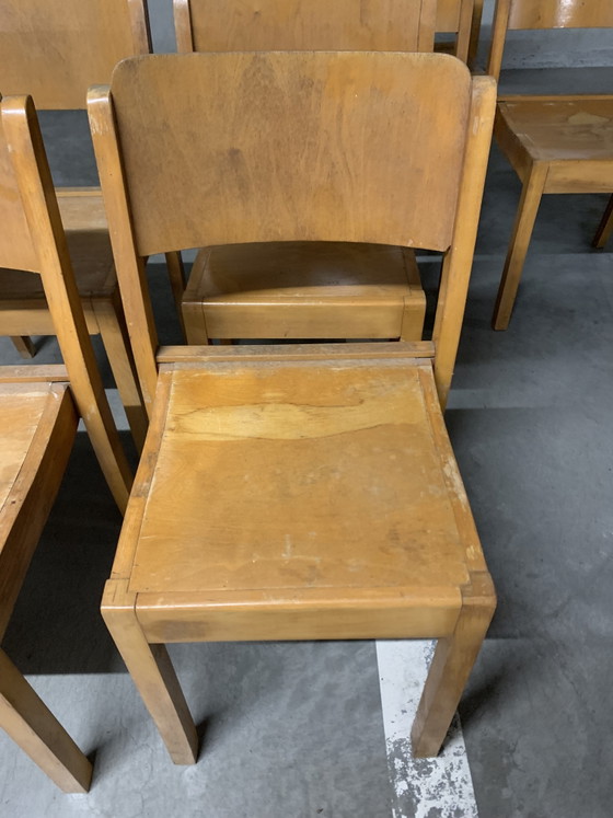 Image 1 of 7 chaises empilables Stako. 1942 - 1966 Denver - Pays-Bas.