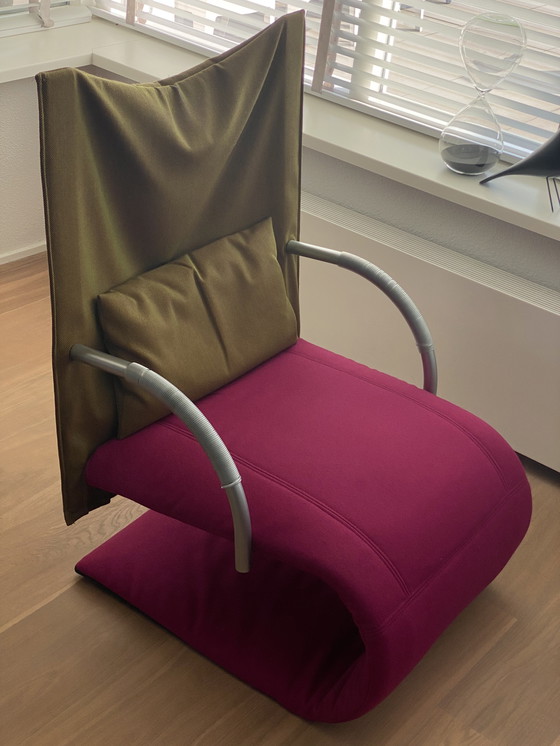 Image 1 of Ligne Roset zen armchairs with footstool