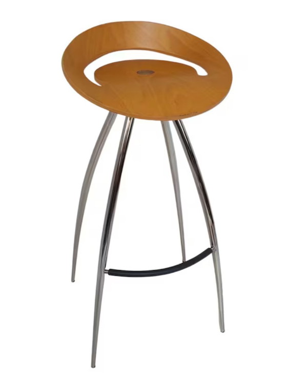 Image 1 of  Three Lyra Bar Stools