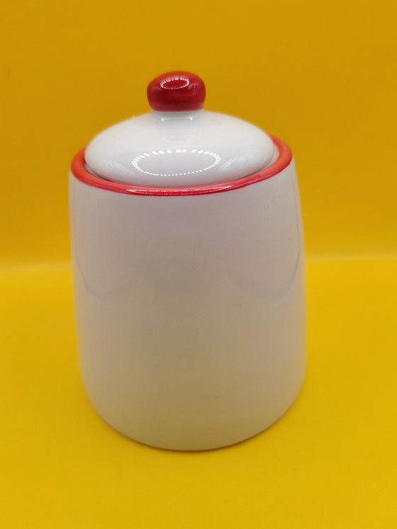 Image 1 of Marjolein Bastin Porzellan Zuckerdose & Milchkännchen Die Spiegelburg, Verlag Coppenrath, Winterdekor