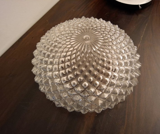 Image 1 of Plafonnier vintage Ananas relief 