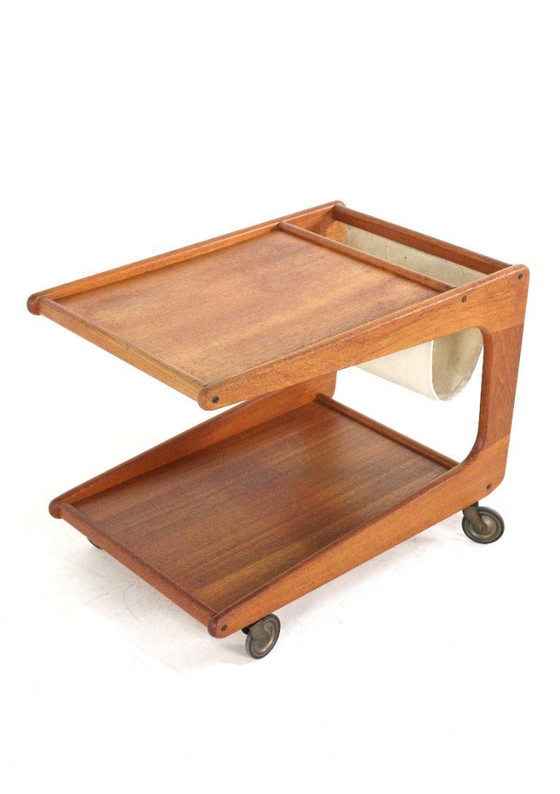 Image 1 of Carrello Sika mobler con portariviste vintage danese
