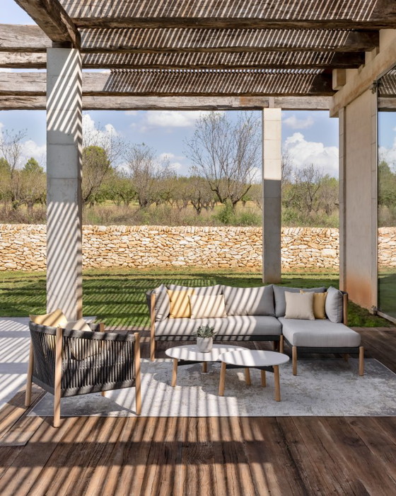 Poltrona lounge LENTO - set da 2 – Poltrone, Tessile, Legno (photo 8 of 8)